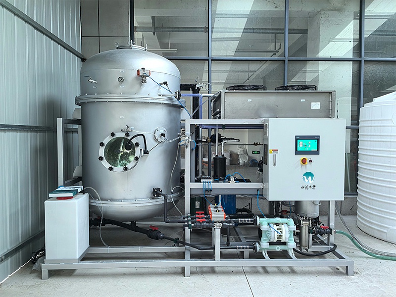 水清木華低溫蒸發器處理化學鎳廢液現場